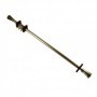 *BARRA CORTINA METAL ORO 70-120 CM