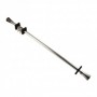 *BARRA CORTINA METAL PLATA 160-300 CM 3816