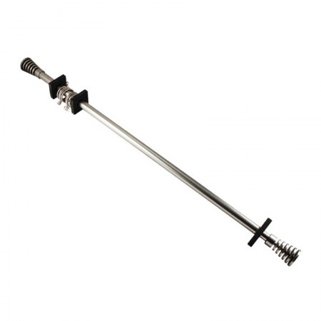 *BARRA CORTINA METAL PLATA 160-300 CM 3816