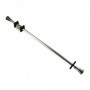 *BARRA CORTINA METAL PLATA 160-300 CM 3816