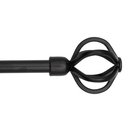 *BARRA FORJA EXTENSIBLE 180-310 MUNDI NEGRO