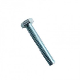 TORNILLO HEXAGONAL 14X60 DIN-933 8.8 ZINC. ACERO BLANCO CAJA 50