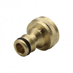 *RACOR HEMBRA ENCHUFE RAPIDO 3/4 LATON