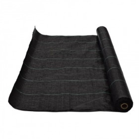 MALLA ANTIHIERBAS NEGRO 2MT. 110-115GR. R/100MT