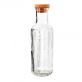 *BOTELLA VIDRIO TAPON CORCHO MAISON 1L.