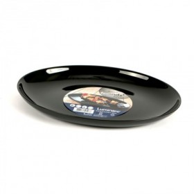 PLATO FUENTE STEAK OPAL NEGRO 33x24,7CM