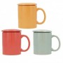 TAZA MUG CERAMICA 33 CL  FILTRO  TAPA