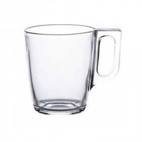 TAZA MUG TRANSPARENTE NUEVO 32CL 11x7,5CM