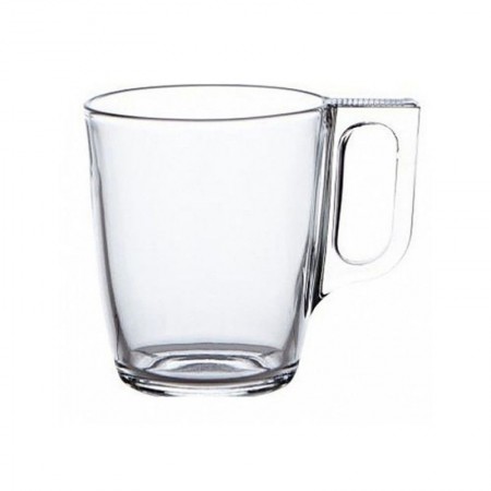 TAZA MUG TRANSPARENTE NUEVO 32CL 11x7,5CM
