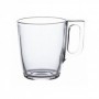 TAZA MUG TRANSPARENTE NUEVO 32CL 11x7,5CM