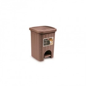 CUBO PEDAL ELEGANTE MOKA 6 L