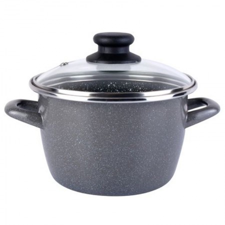 OLLA GRANSASSO TAPA VIDRIO 28 CM