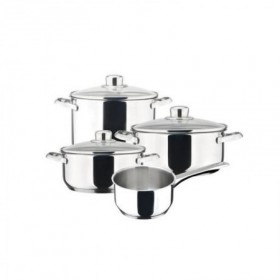 BATERIA INOXIDABLE DUX 4 PIEZAS 7 ELEMENTOS