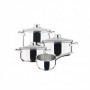 BATERIA INOXIDABLE DUX 4 PIEZAS 7 ELEMENTOS