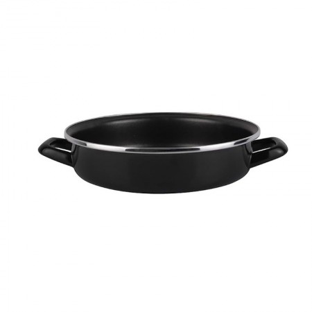 TARTERA ESMALTADA BLACK 28 CM