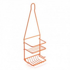 ORGANIZADOR ESTANTERIA METAL DUCHA ROJO