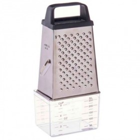 RALLADOR ACERO INOXIDABLE  DEPOSITO MEDIDOR