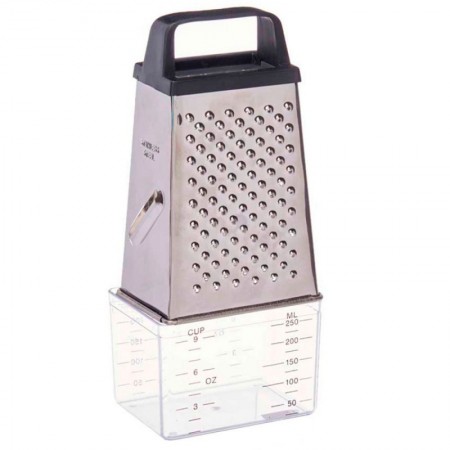 RALLADOR ACERO INOXIDABLE  DEPOSITO MEDIDOR