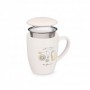TAZA MUG PORCELANAFILTROTAPA ORGANIC 340 ML SURTIDO