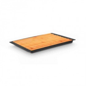 TABLA CORTAR PAN NEGRA 38X27CM