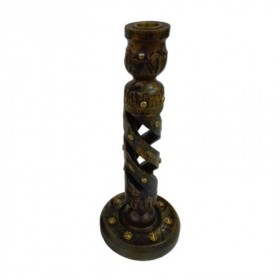 CANDELABRO MADERA 30x10 CM AVB07