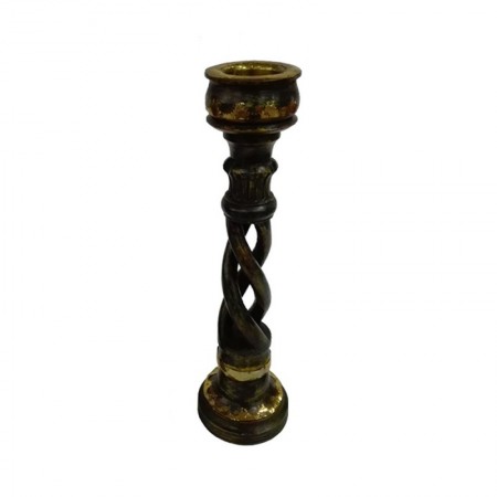 CANDELABRO MADERA 10x38 CM AVB08
