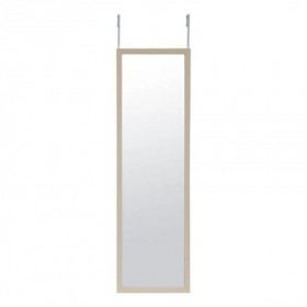 ESPEJO PUERTA MADERA NATURAL 30x120 CM