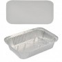 BANDEJAS ALUMINIO  TAPA 25x19 CM SET 4