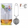 *COLADOR BOLA PINZAS INFUSIONES INOXIDABLE
