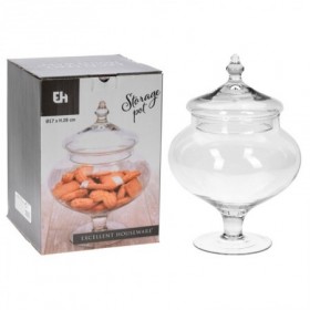 *TARRO GALLETAS CRISTAL 17x28 CM