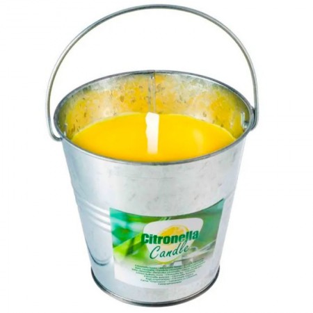 VELA CUBO CHAPA CITRONELA 10 CM