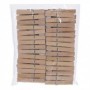 PINZAS ROPA MADERA 10 CM 48 PIEZAS BLISTER 48