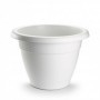 MACETA REDONDA 14,5x14,5x10,5 CM BLANCA 1132501