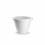 MACETA REDONDA 16x16x12 CM BLANCA 1142501