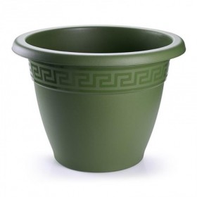 MACETA REDONDA 74x74x51,5 CM VERDE 1198649