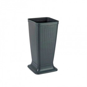 PARAGÜERO RATTAN GRIS 26x52 CM
