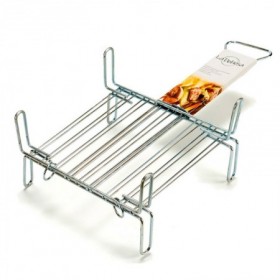 PARRILLA DOBLE ZINCADA 40x40 CM