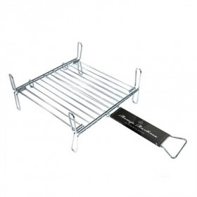 PARRILLA DOBLE ZINCADA 25x25 CM
