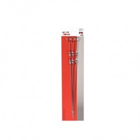 PINCHOS BROCHETAS 45 CM ACERO BLISTER 3