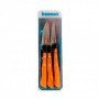 CUCHILLOS CHULETEROS HPL ROBLE PACK 3