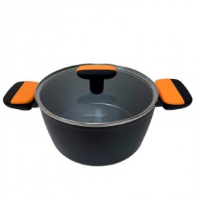 OLLA  TAPA ALUMINIO FORJADO CERAMICA SOFT 20 CM