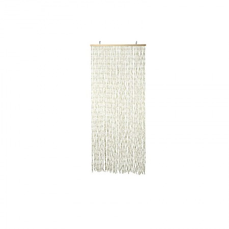 CORTINA PUERTA NUDOS BAMBU 90x200 CM