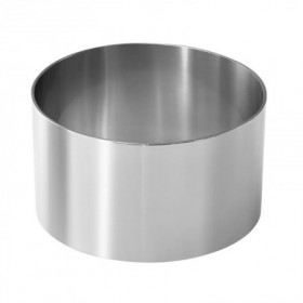MOLDE EMPLATADOR INOX. CIRCULAR 12x6 CM 2186
