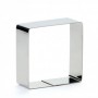 MOLDE EMPLATADOR INOX. CUADRADO 7x4 CM 2192