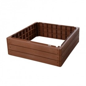 BANCAL PLASTICO 75,6x75,6x25 CM MARRON