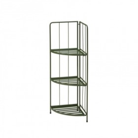ESTANTERIA PLEGABLE ESQUINA 42x30x90 CM NEGRA