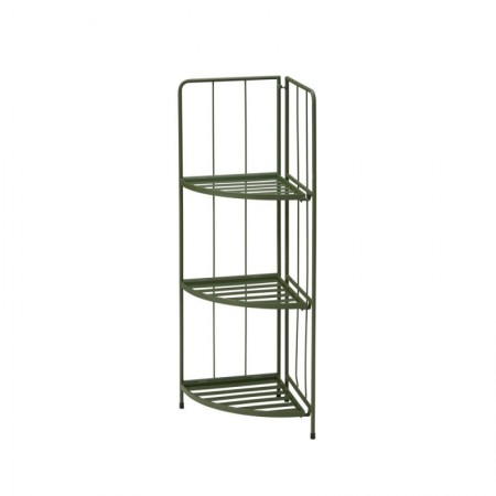 ESTANTERIA PLEGABLE ESQUINA 42x30x90 CM NEGRA