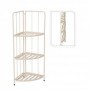 ESTANTERIA PLEGABLE ESQUINA 42x30x90 CM BLANCA