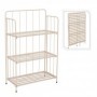 ESTANTERIA PLEGABLE 58x27x90 CM METAL BLANCA