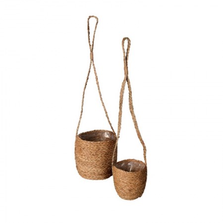 MACETEROS COLGAR CUERDA 2 PIEZAS SET 2